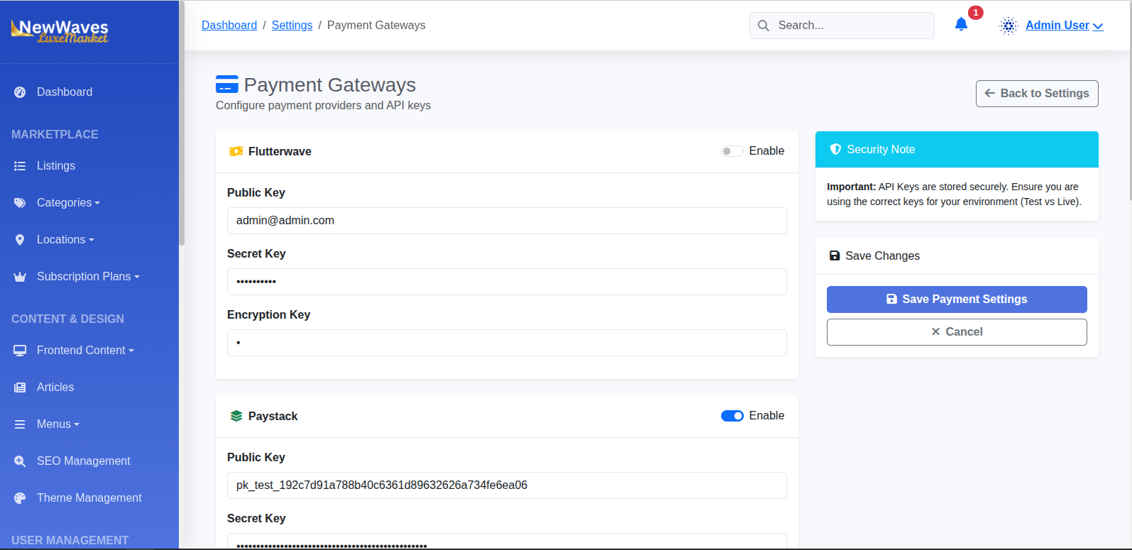 Payment Gateways